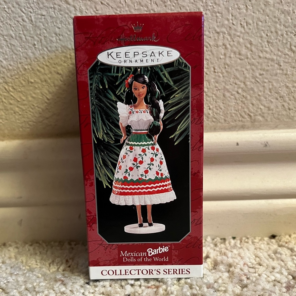 1998 Keepsake Ornament Mexican Barbie